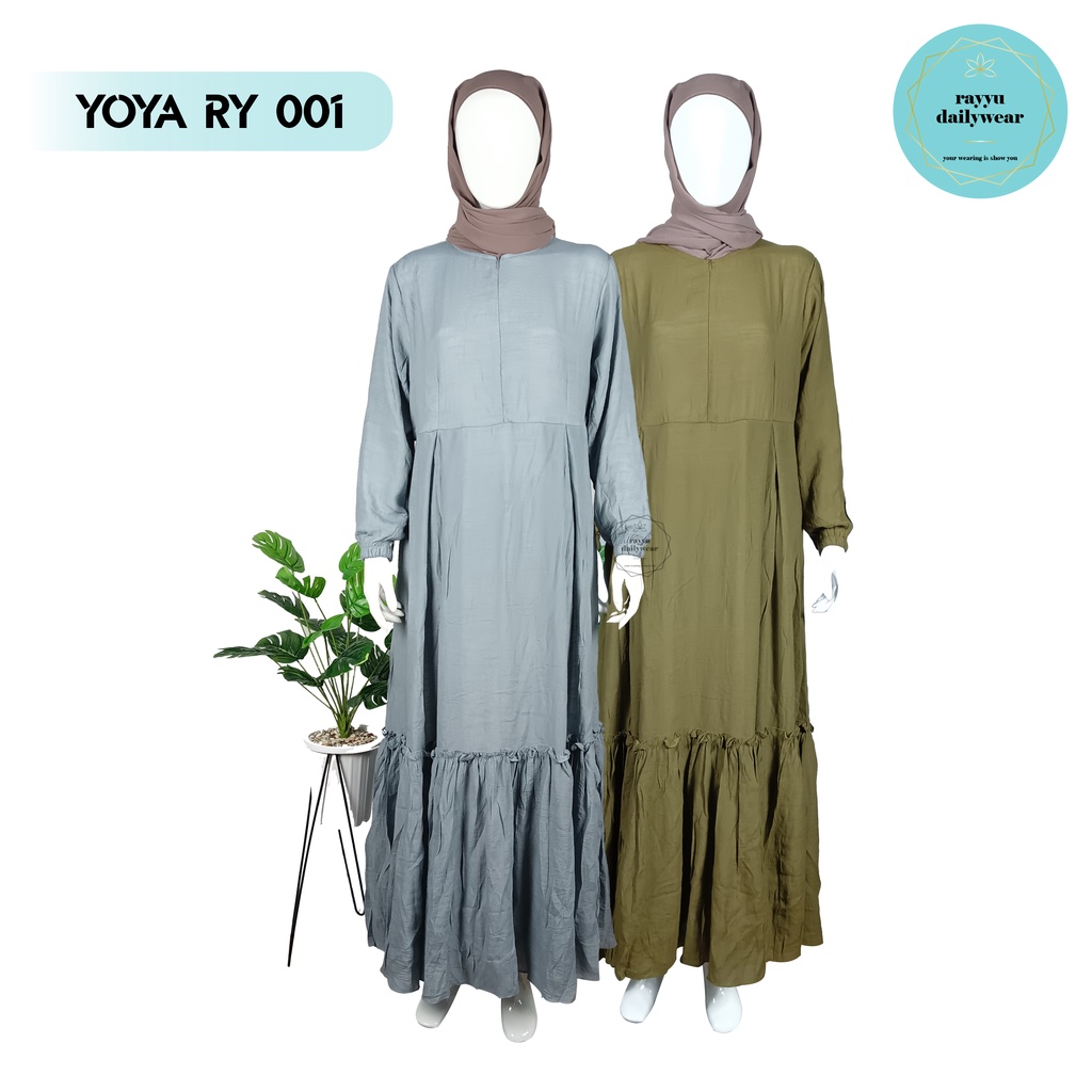 BAJU GAMIS LONG DRESS WANITA KEKINIAN TERBARU/YOYA01
