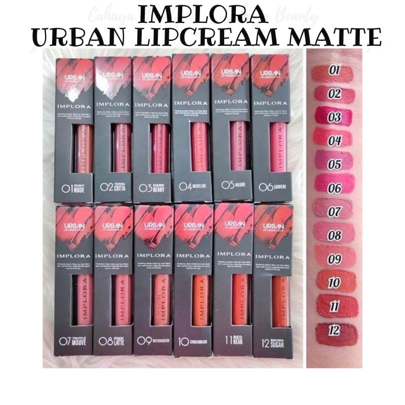 IMPLORA Lipcream Matte - Urban Lipcream Matte - Implora Lipcream