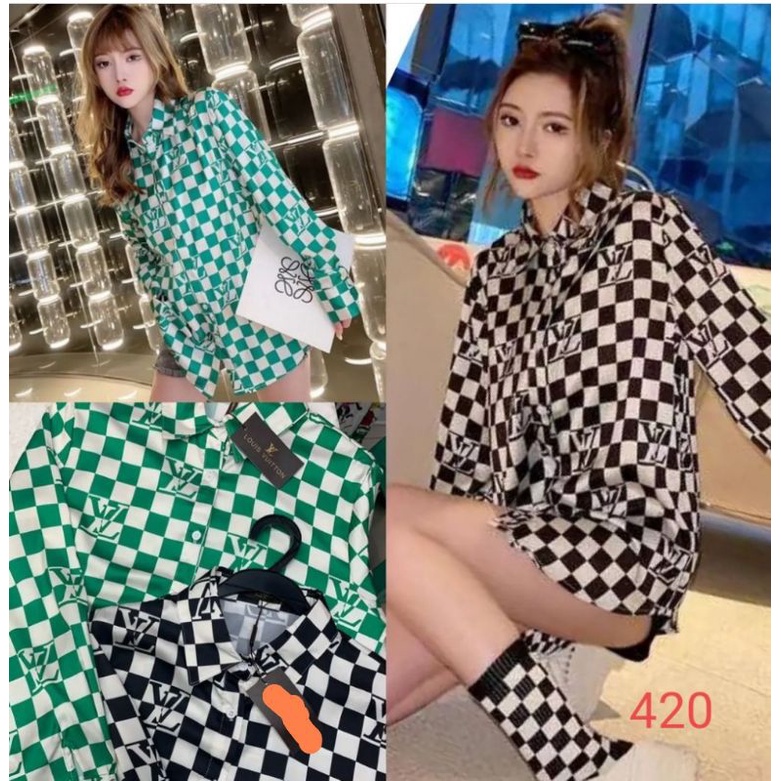 kemeja LV terbaru import