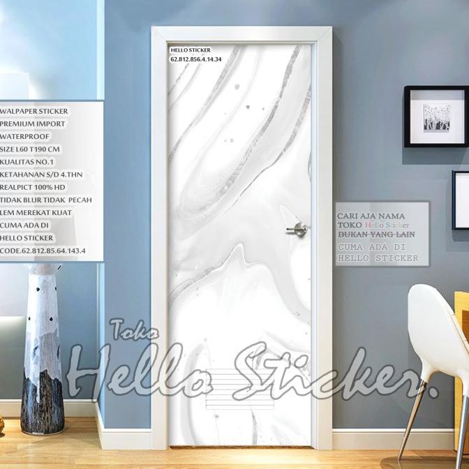 

BISA COD stiker pintu kamar mandi premium laminasi waterproof size60x190