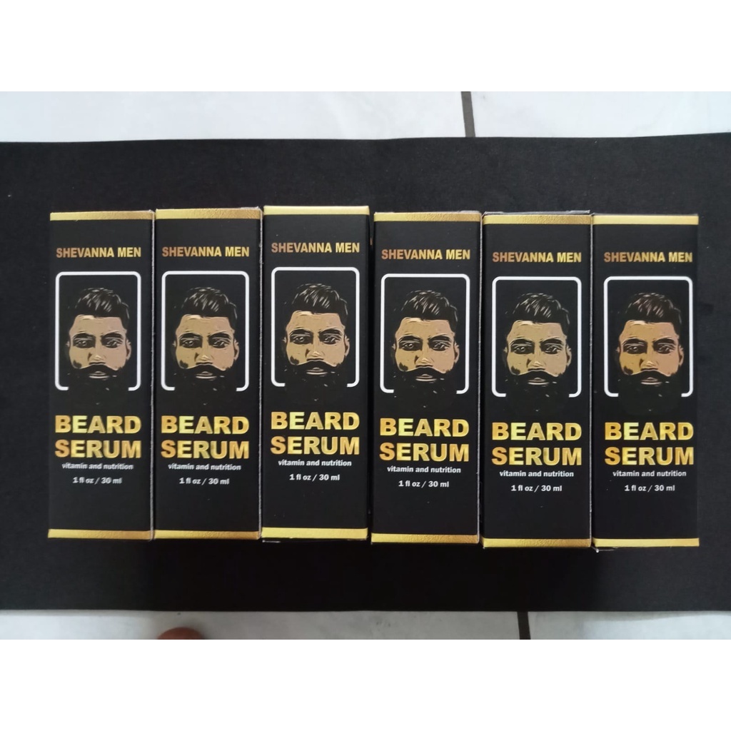 SHEVANNA MEN BEARD SERUM OBAT PENUMBUH BULU RAMBUT BREWOK JAMBANG JENGGOT KUMIS ORIGINAL