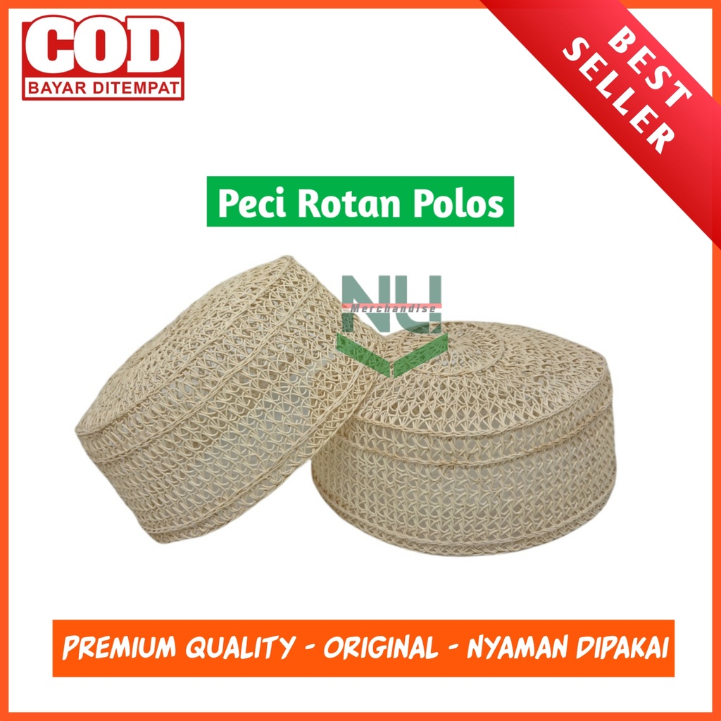 Peci Rotan - Kopyah Rotan - Kopyah Jaring Karang - Kopiah Rajut Rotan - Peci Akar - Peci Rotan Cokla