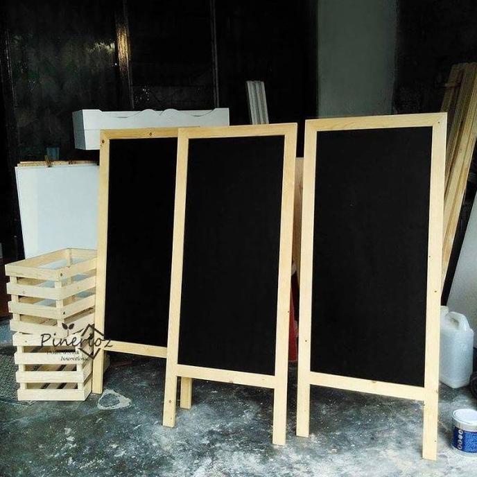 

[COD] Papan Tulis Kapur Standing 120*50cm (Blackboard/Chalkboard) FREE ONGKIR Kode 750