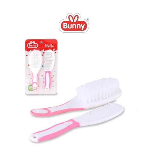 Lusty Bunny Brush &amp; Comb Set Sikat &amp; Sisir Bayi Oval - DC-1103