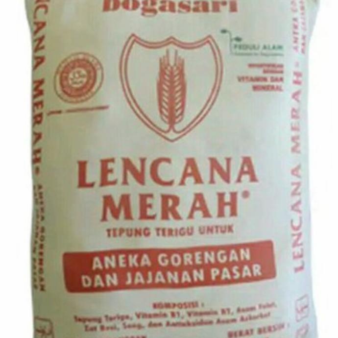 

BAYAR DITEMPAT Terigu Lencana Merah bal 25 kg