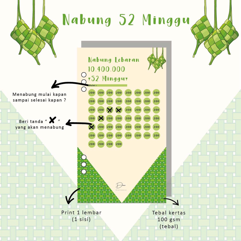 

Nabung dalam 52 Minggu