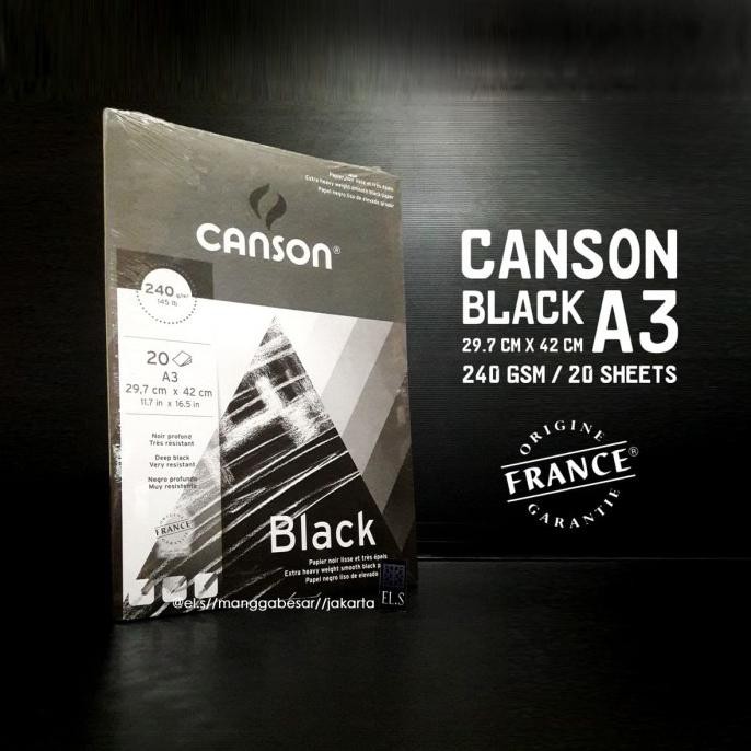 

Buruan Canson Black A3 240 Gsm Diskon