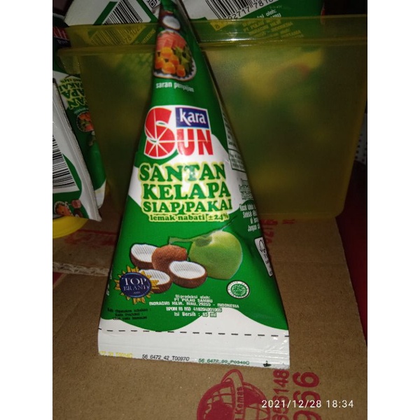 

Santan Kelapa Siap Pakai Sun Kara 65ml