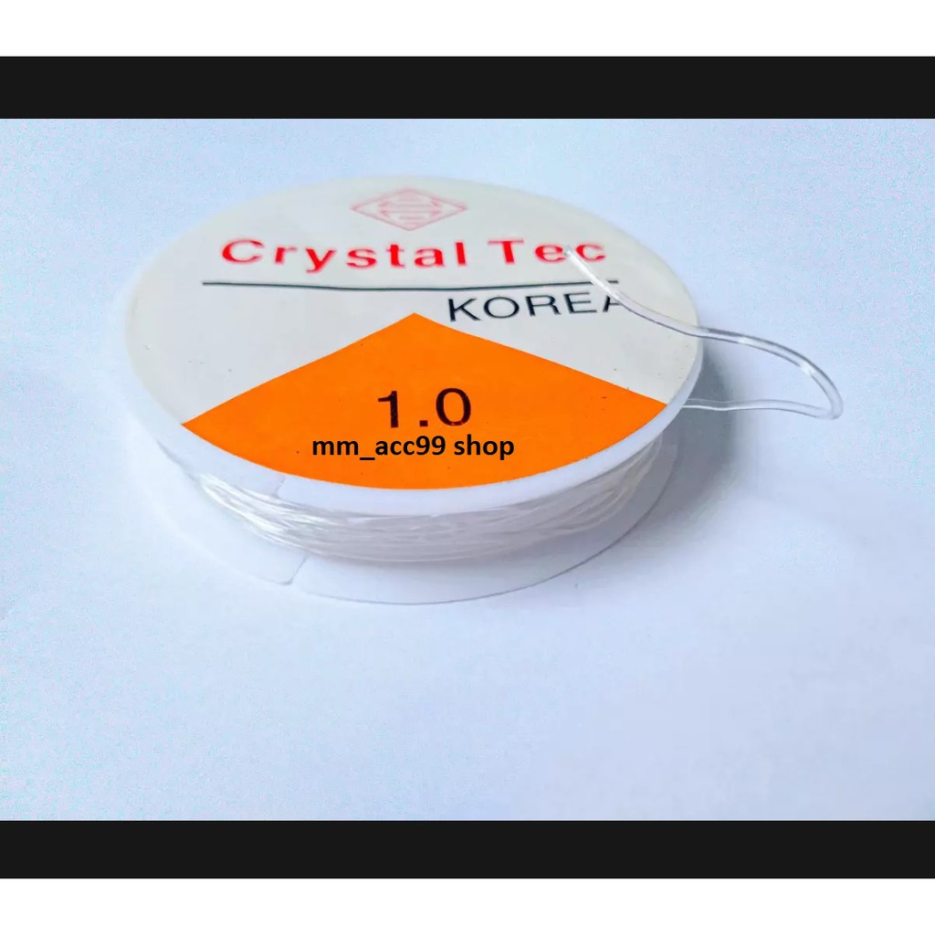 Senar Elastis/ Tali Karet Transparan / Senar Korea Crystal Tec 1.0MM
