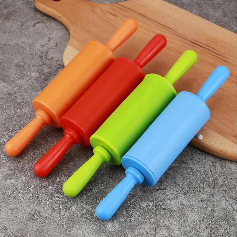 ~ PIYOSHI08 ~ Rolling Pin Silicone Mini 23cm Penggilas Adonan Mini PD101