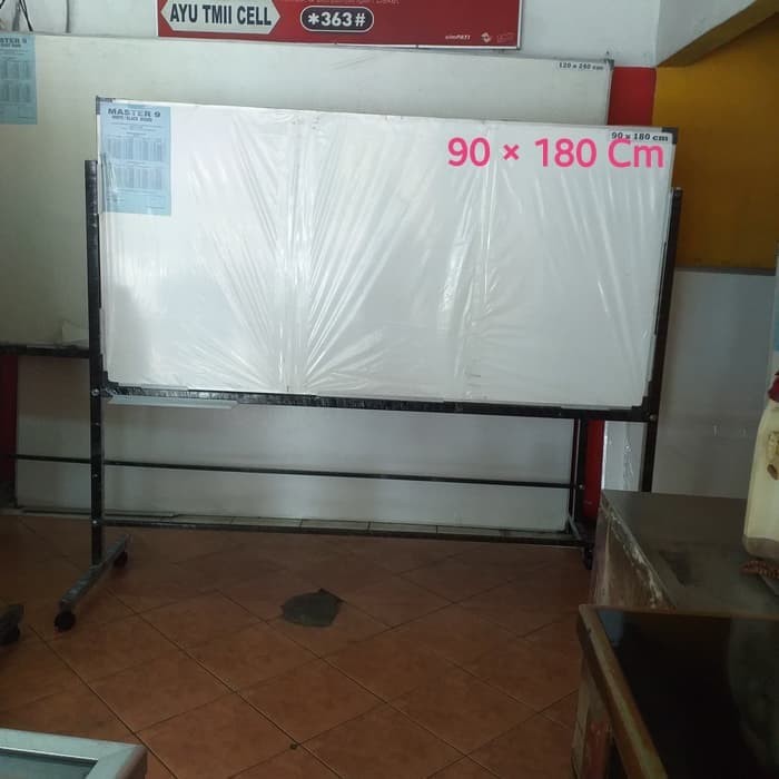 

whiteboard magnetic standing 90 180 Cm