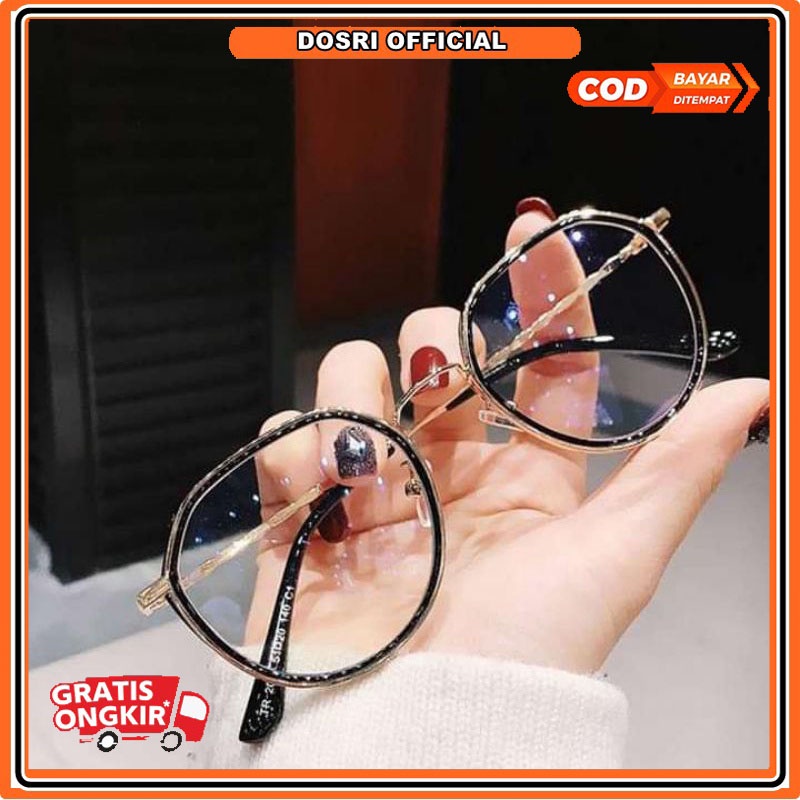 [ BISA COD ] KACAMATA FRAME KOREA UNISEX TERBAIK