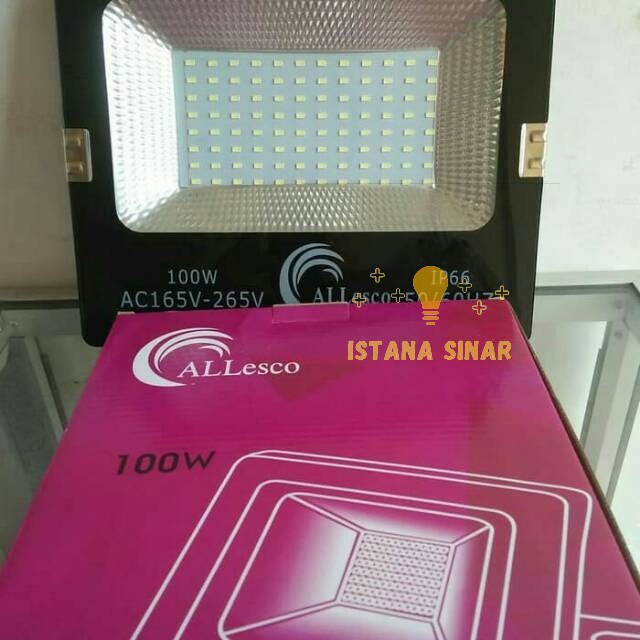 Allesco lampu sorot led 100 watt 100watt led tembak 100 watt outdoor