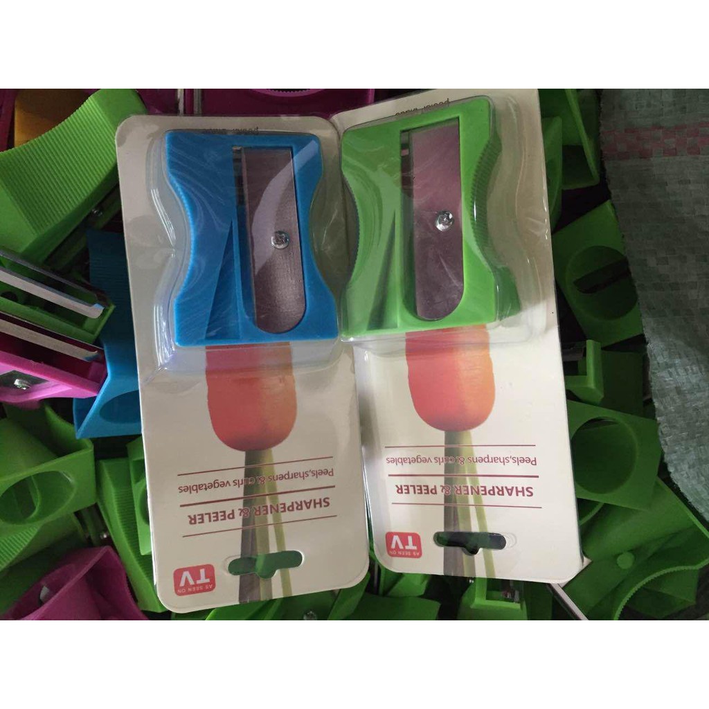 Peeler / Pengupas Kulit Buah Wortel Motif Serutan Pensil