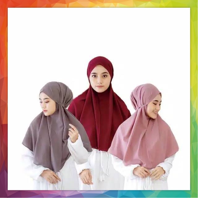 Hijab Bergo Maryam Diamond / Jilbab Bergo Tali instan