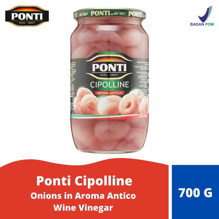 

Ponti Cipolline (Onions in Aroma Antico Wine Vinegar) - 700 gr