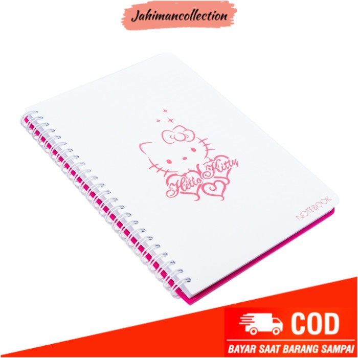 

✨ BISA COD ✨ Bantex Notebook Hello Kitty A5 (80 Sheets) Pink #8020A19HK