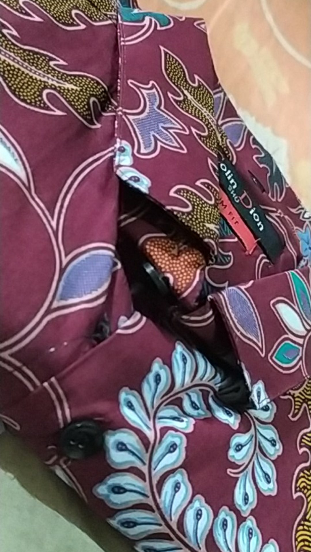 Kemeja Batik Pria Slim Fit Batik Pria Slim Fit Baju Batik Pria Fashion Pria Elegan Lbl612