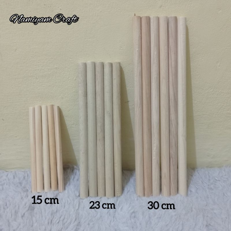 Kayu Dowel Macrame | Kayu Bulat Macrame | Kayu craft