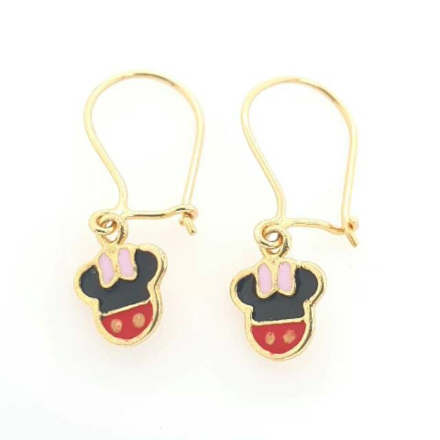 Anting Emas karakter kartun 17K - 1.05 gr Kadar 750 - 3587