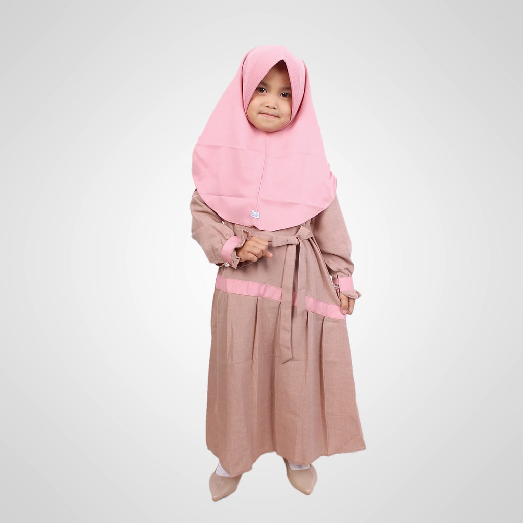 Salim Moslem -Busana Muslim/Gamis Syari Set Kerudung Supernova Mix Wolfis 1-10 th Original