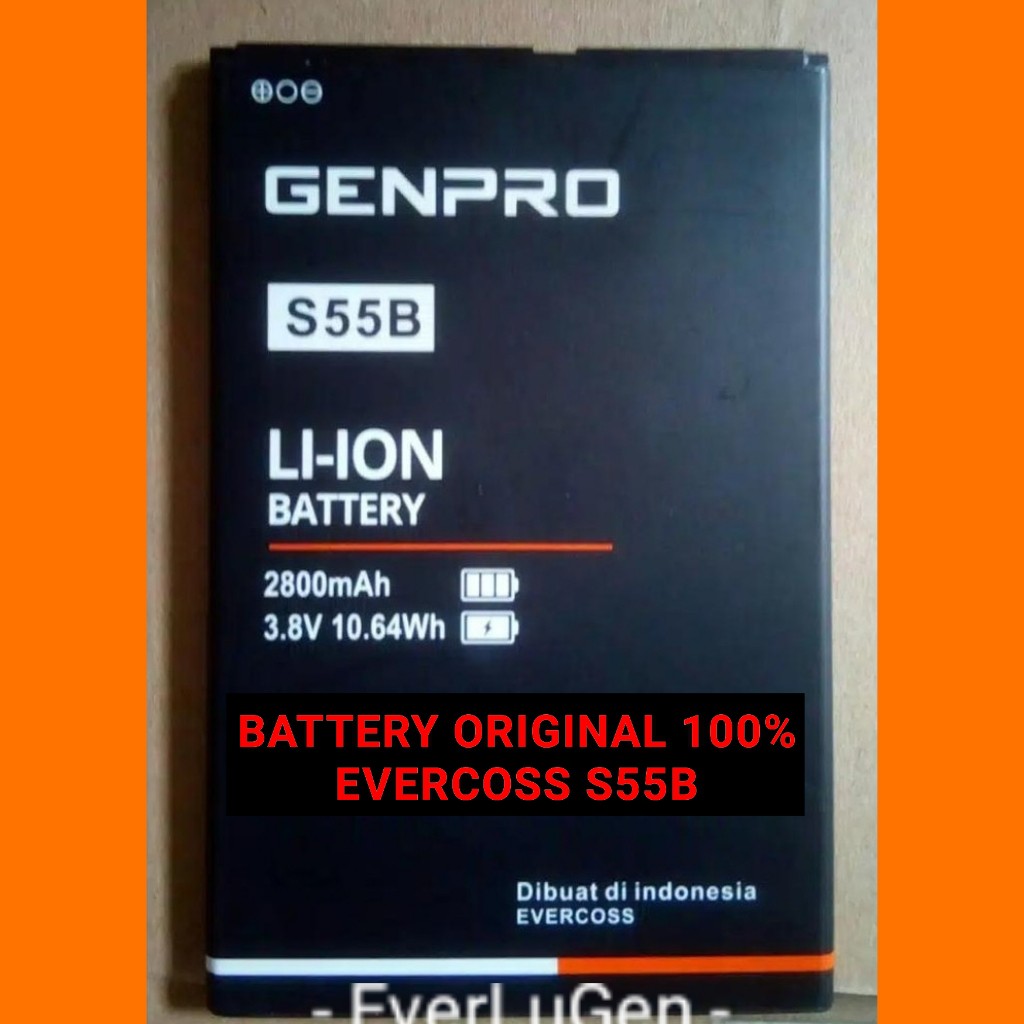 BATERAI GENPRO S55B ORIGINAL 100% | GENPRO BOKEH