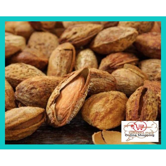 

U79Iytut- 250Gram Almond Roasted ( Panggang ) Usa - California Murah Ae5Wrf4-