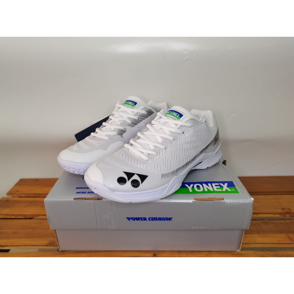 Limited Stock Sepatu Badminton Yonex Aerus Z White Putih Grade Ori