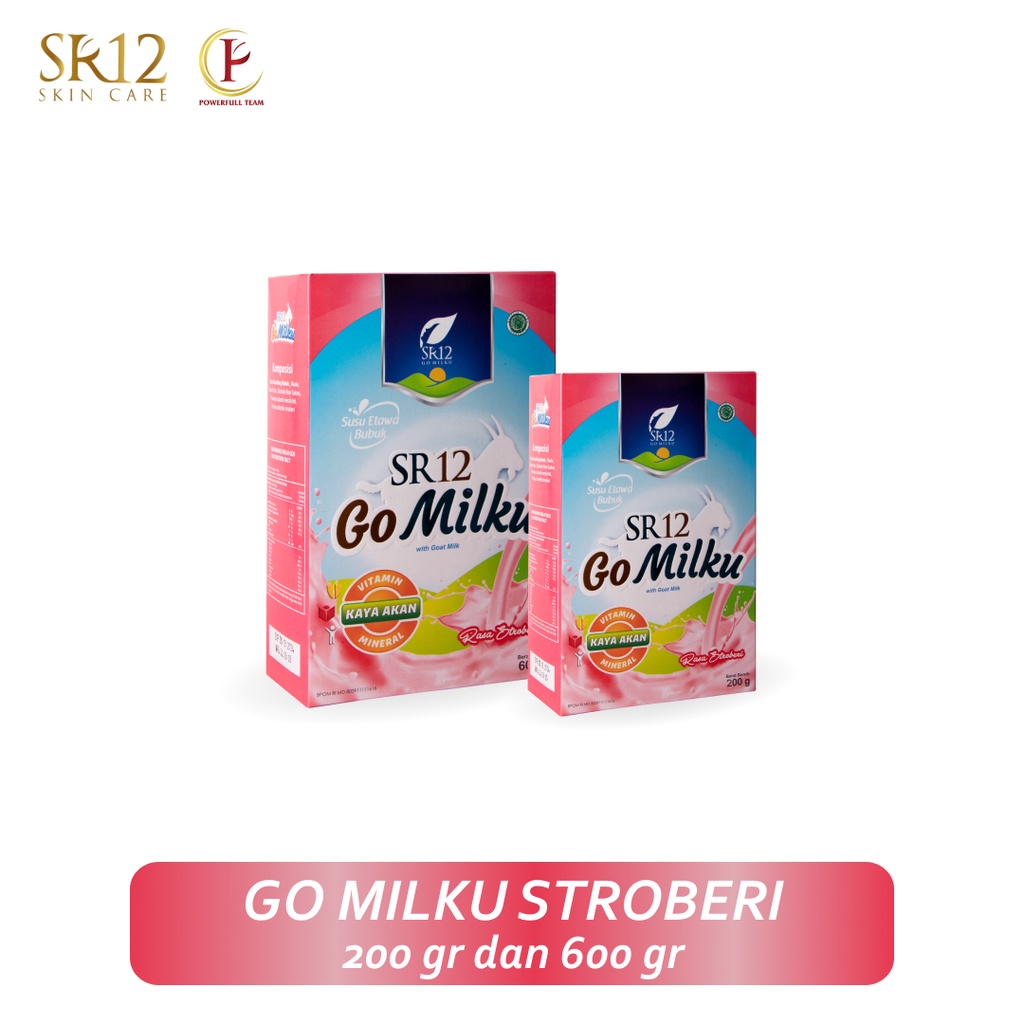 

SR12 GOMILKU STROBERI (200GR & 600GR) / SUSU KAMBING ETAWA KUALITAS PREMIUM / IMUN BOOSTER / SUSU KAMBING RASA STRAWBERRY