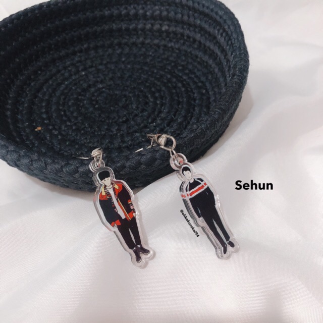 EXO FANART KEYRING CHANYEOL SUHO BAEKHYUN