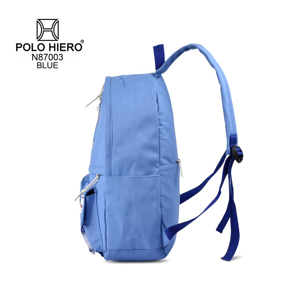 Tas Perempuan Polo Hiero N87003 Backpack Import Tas Ransel Sekolah Tas Kuliah Tas Fashion Kerja Ransel Punggung Tas Wanita