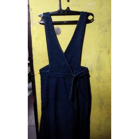 Overall Rok Jeans Denim Korean Look (preloved)