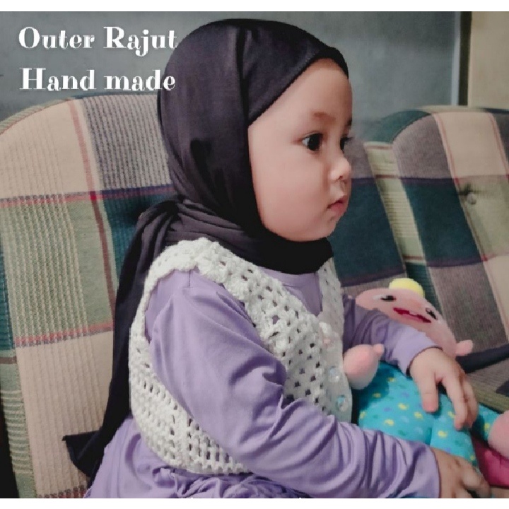 AMILA OUTER RAJUT / OUTWARE ANAK / BAYI / VEST RAJUT HANDMADE 1-4 TAHUN