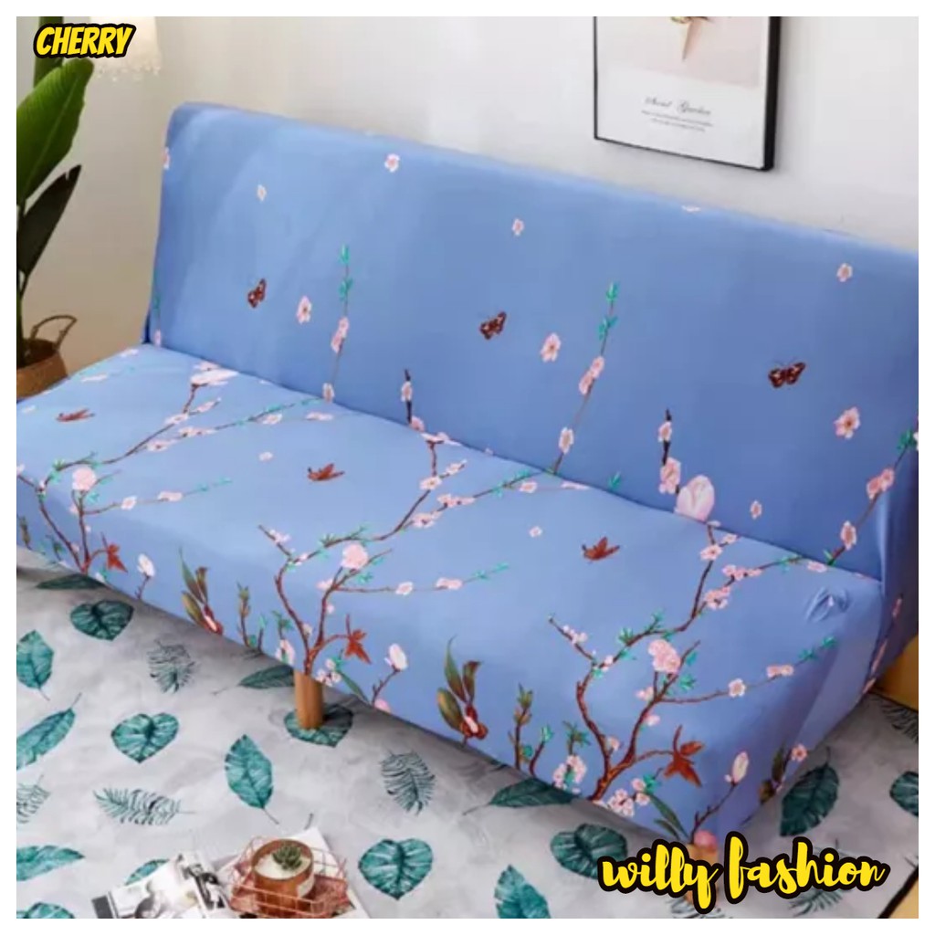 Sarung Sofa Bed elastis Sarung furnitur Tanpa Tangan High Quality Murah