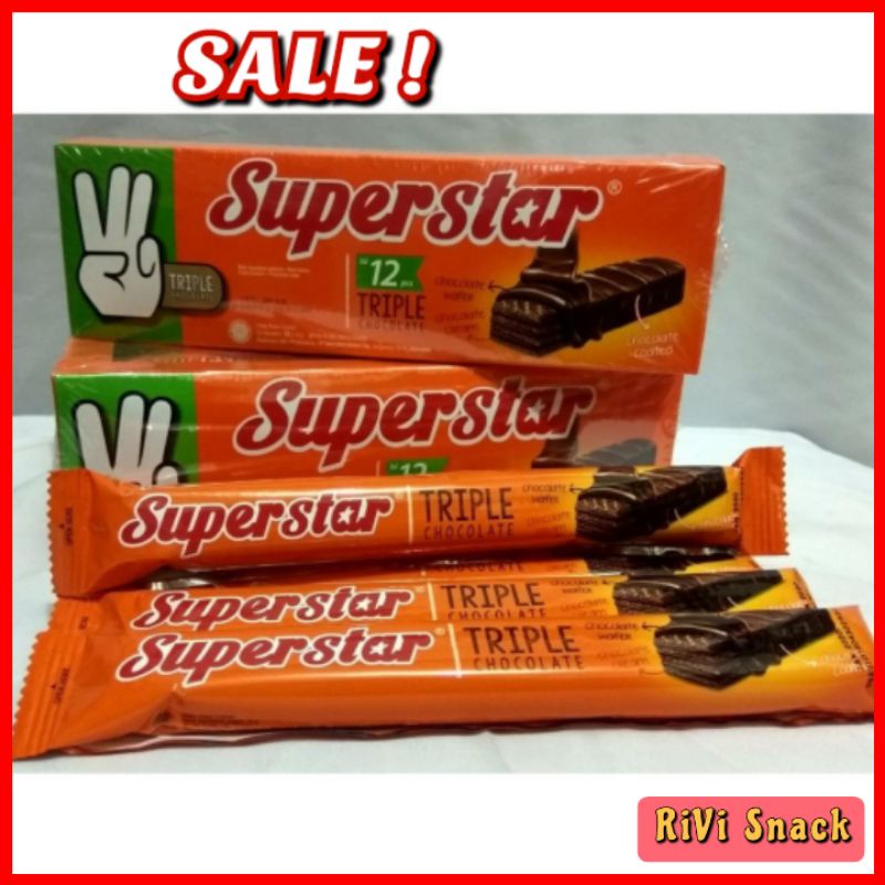 

BIJIAN SUPERSTAR TRIPLE CHOCO WAFER ROMA SATUAN