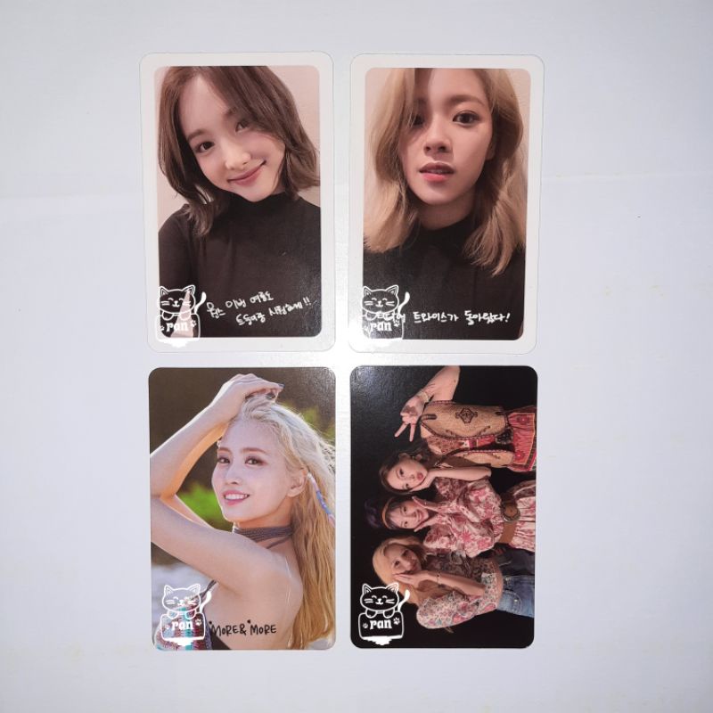 Photocard PC Twice More & More Official Nayeon Jeongyeon Momo Mina Dahyun