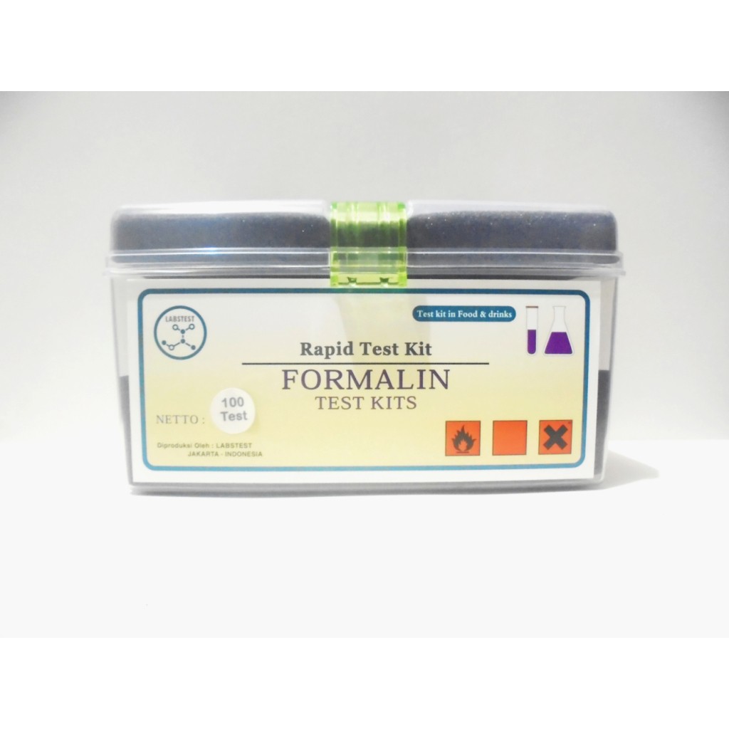 Rapid Test Kit Formalin Kuantitatif 100 test / Alat Uji Formaldehida