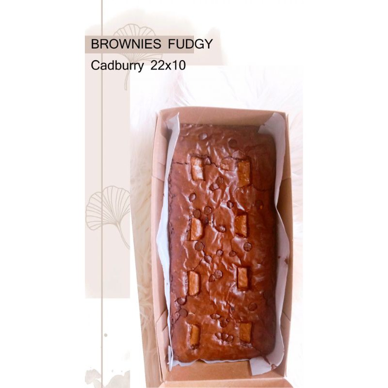 

Fudgy Brownies Cadburry (ada potongan cadburry didalam)