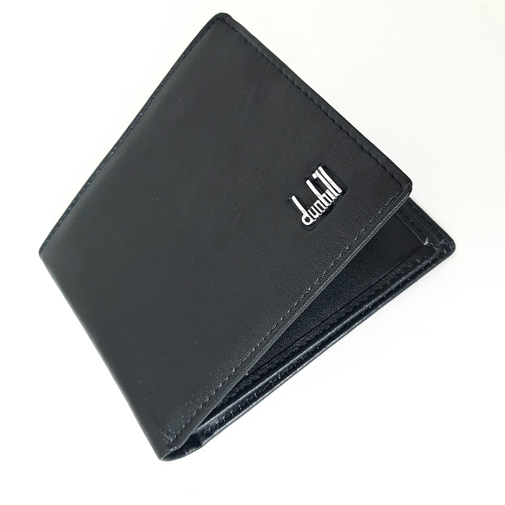 Dompet Pria Kulit Asli Lipat Branded Hitam Coklat