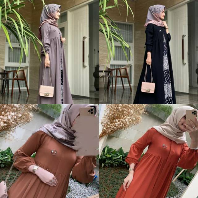 [COD] Nabila Maxi Dress / REFERENSI NAMARA BASIC NADEEA.ID / FREE TUSPIN MUTIARA / JAVINA / KALEELA