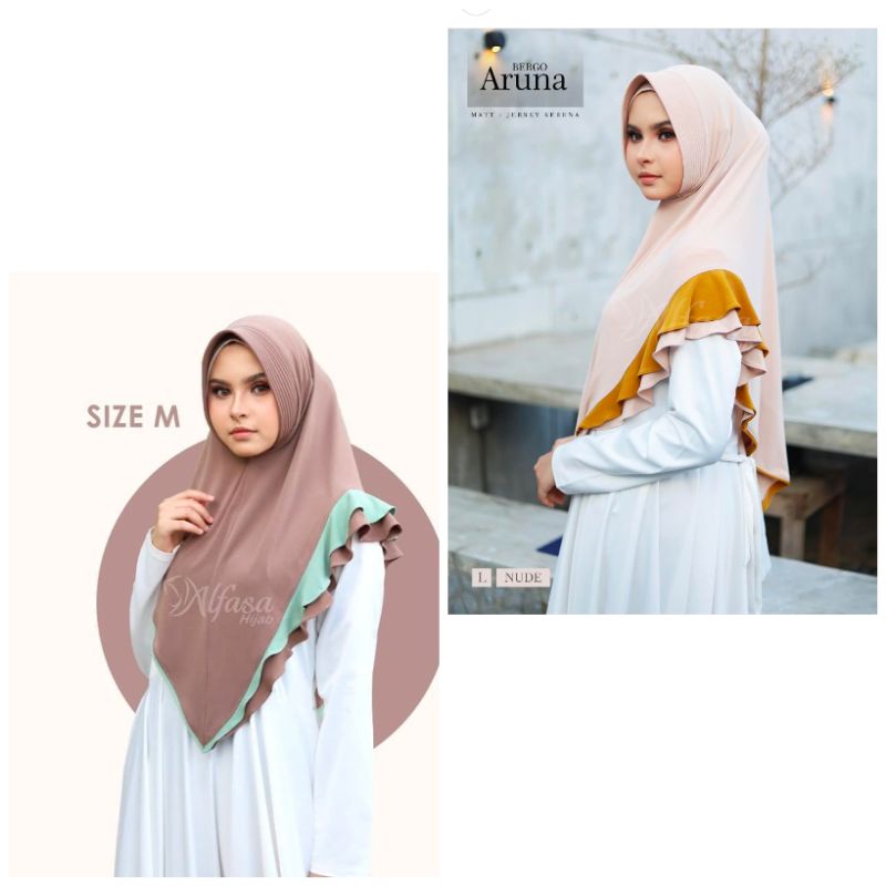 BERGO ARUNA by alfasa jilbab instan murah