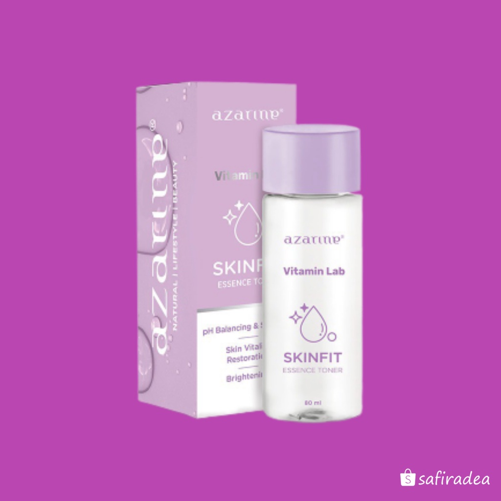 Azarine Vitamin Lab Skinfit Essence Toner 80ml Hydrating Brightening pH Balancing Soothing Skin Vita