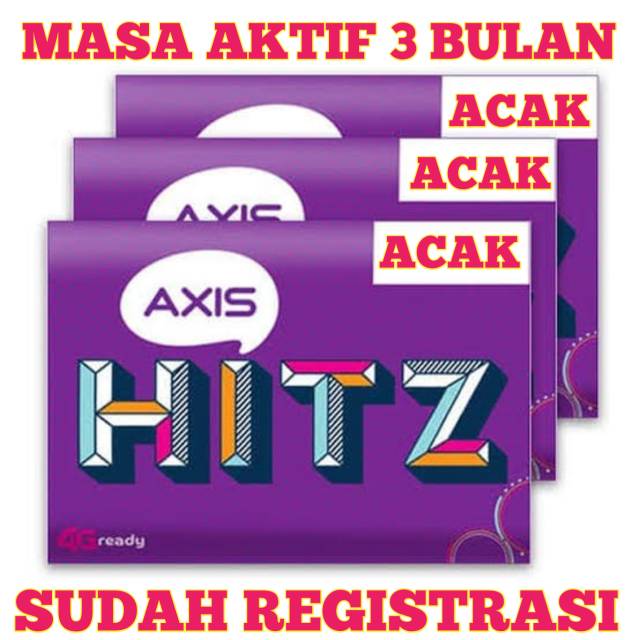 Terlaris PERDANA AXIS SUDAH REGISTRASI BISA OTP SMS DAN TELPON