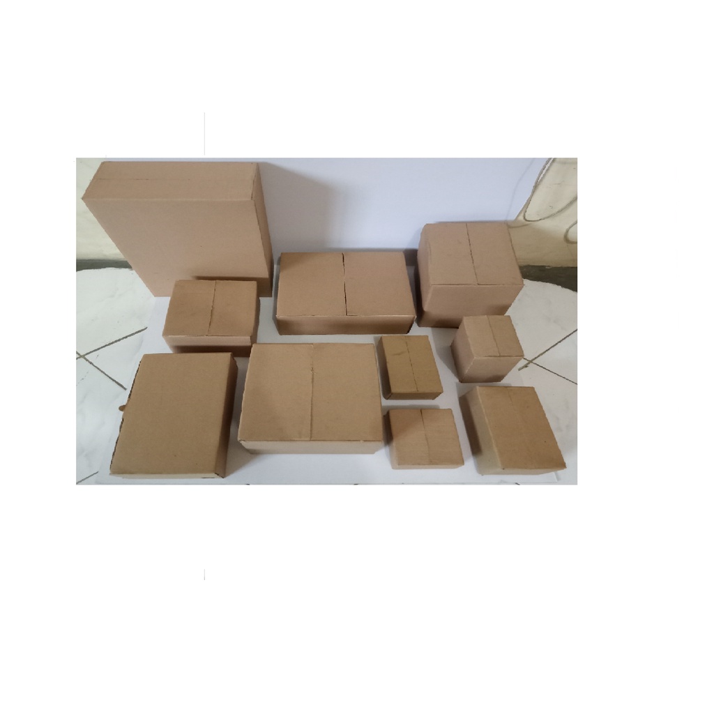 

KARDUS/BOX KARTON WHITE KRAFT POLOS UKURAN 30 x 25 x 10 CM SINGLE WALL