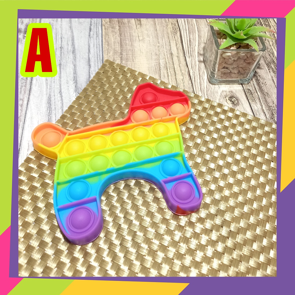 1545 / Pop it fidget push sensory / Pot bubble sensory toy penghilang stress / Toys bubble stress relieve pop-A 13.5 CM