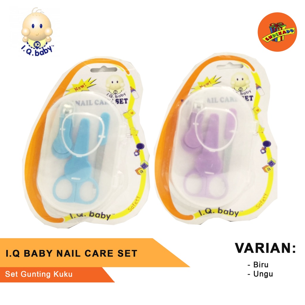 I.Q BABY NAIL CARE SET - Set Gunting Kuku Bayi