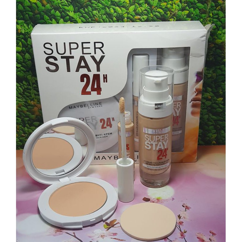 PAKET MAYBELINE SUPERSTAY 3 IN 1 BOX PUTIH