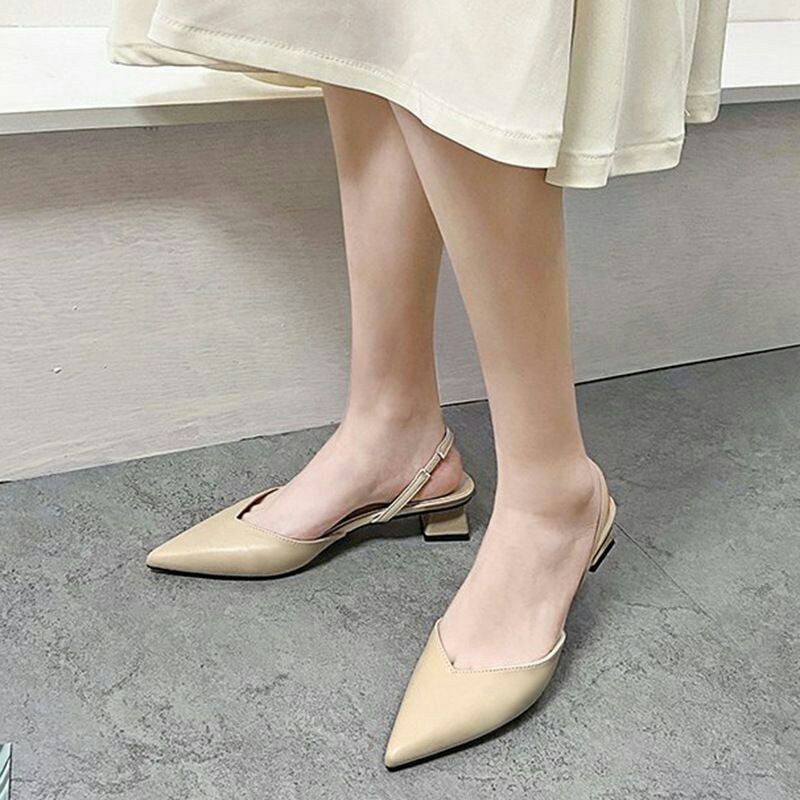 AGI0927 Heels Wanita Terbaru Fashion Import Tali Belakang Klasik Story Ready Jakarta Bisa COD (With Box)