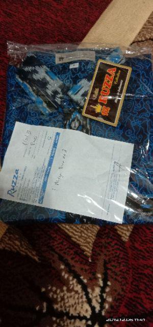Ruzza Batik Anak Motif Mega Mendung Biru Dongket Seragam Bayi Sd Abg Remaja Tanggung