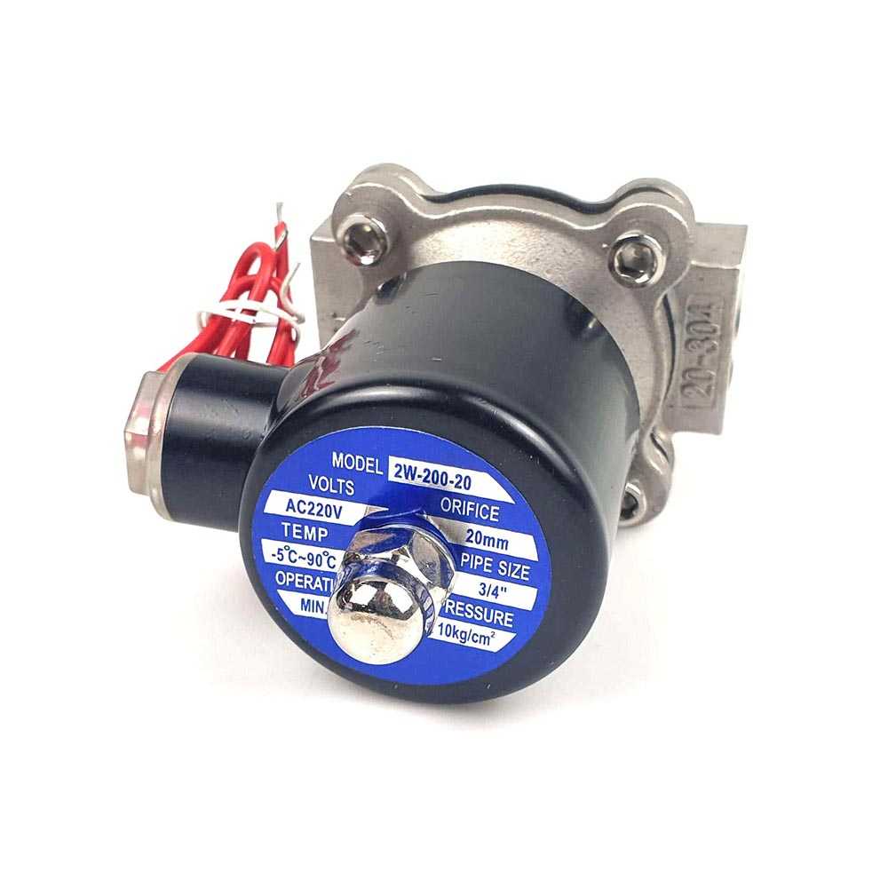 [BISA COD] JLNONLNJKT Electric Solenoid Water Valve 220V 3/4 Inch - 2W-200-20B